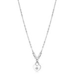 Ženska verižica Brosway BHKN074 Srček Chant z napisom MOM – popolno darilo za mamo