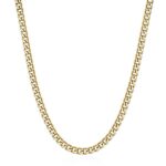 Moška verižica BROSWAY BIK94 GOLD INK v zlati barvi z minimalističnim dizajnom