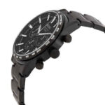 SEIKO moška ura črn jekleni pas kronograf SSB415P1 DRESS - slika 2