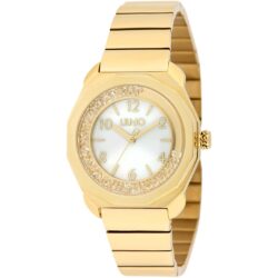 zlata Ženska-ura-liu-jo-tlj-2189-gold-dancing-twelve-zlata-kovinski-pas