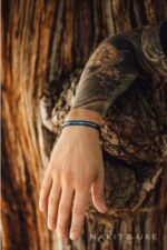 Moška-jeklena-modra-zapestnica-rochet-B042286A-moški-nakit-moške-zapestnice