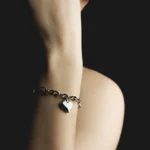 Zenska-chunky-modna-preprosta-jeklena-zapestnica-Lotus_Style-Ls2334-2/1-heart-srcek-ugodna_cena-poceni_nakit-darilo_za_mamo-prijateljico-darilo_za_dan_zena-materinski_dan