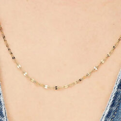 Ženska zlata verižica nerjaveče jeklo Brosway Essential BNL006