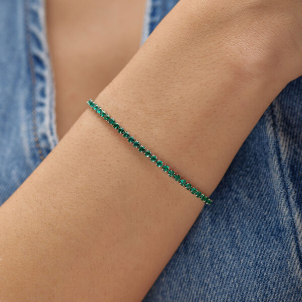 Ženska zapestnica Brosway Desideri BEI101 v zeleni barvi