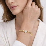 Ženska zapestnica Liu Jo LJ2316 – zlata verižna zapestnica s srcem - slika 2