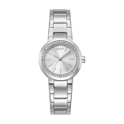 Modna ženska srebrna ura DKNY DK1L024M0115 – eleganten dodatek za vsakdanji ali večerni videz