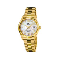 Ženska ročna ura Lotus 18932-1 v zlati barvi