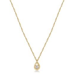 Ženska verižica Brosway BBN30 kapljica v zlati barvi