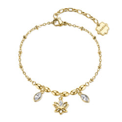 Ženska zapestnica BHKB260 Brosway z lotus rožo