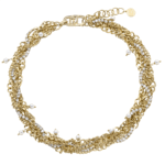 Ženska chunky verižica LIU JO LJ3074 z biseri