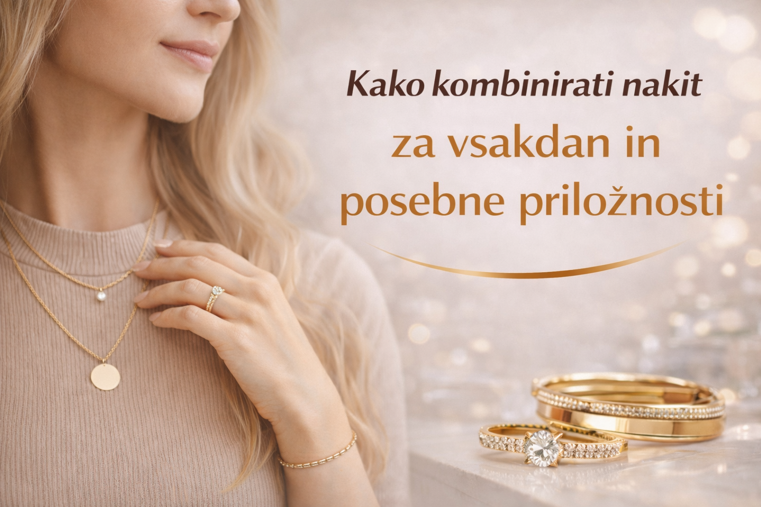 kako kombinirati nakit za vsak dan