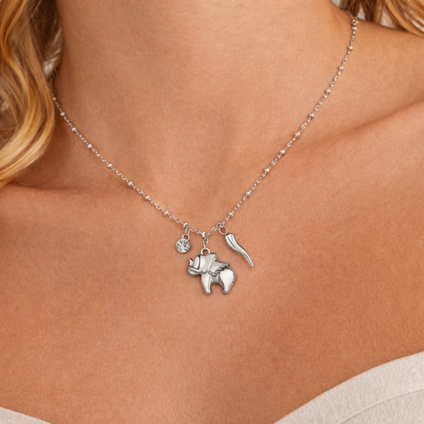 Zapesnica za srečo BHKN188 prikaz detajlov na vratu