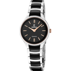 Festina F20752-7 ženska ura črna keramika