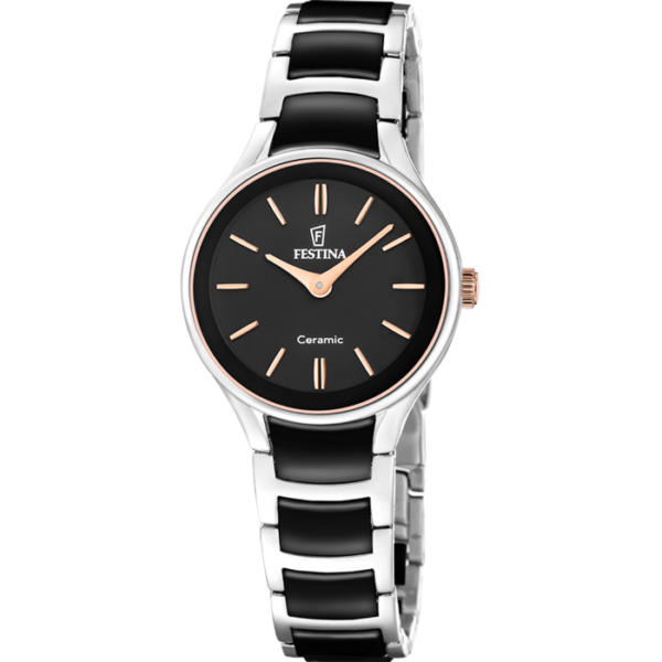 Festina F20752-7 ženska ura črna keramika