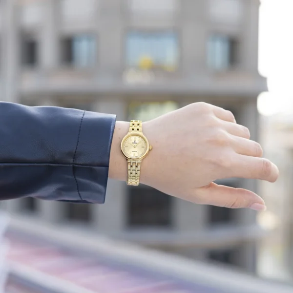 Elegantna ročna ura Festina F20745 prikazana na roki