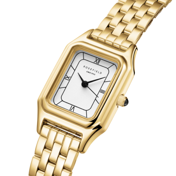 ROSEFIELD OCWGSG-OC01 zlata ženska ura s Swarovski kristalom ob kroni
